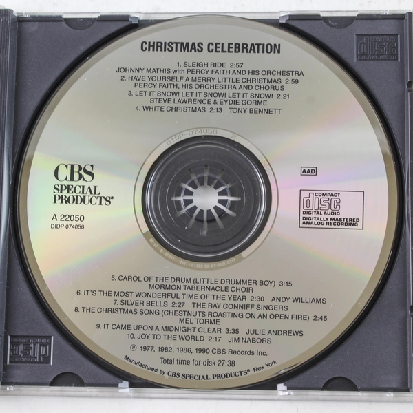 Christmas Celebration CD Various Artists 1990 CBS Records - Holiday Classics