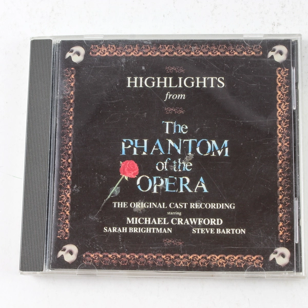 The Phantom of the Opera Highlights 1987 CD Original Cast - Pre-Owned