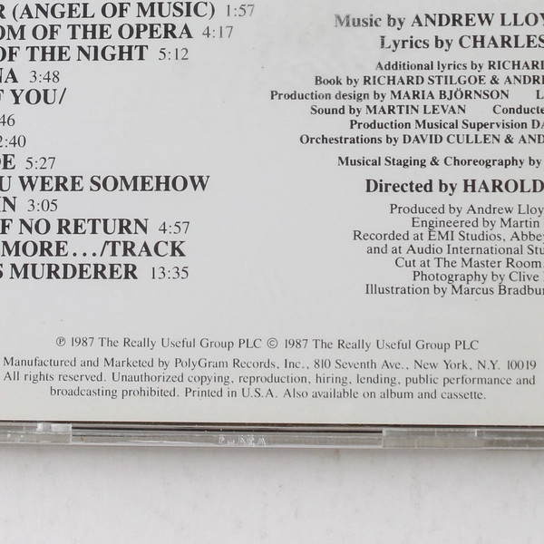 The Phantom of the Opera Highlights 1987 CD Original Cast - Pre-Owned