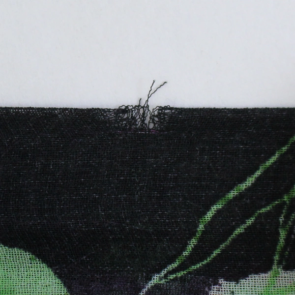 Ambiance Apparel Women's M Sheer Sleeveless Blouse Top Black Floral Polyester