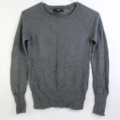 Mossimo Women's Gray Long Sleeve Knit Top Sweater Pullover Size XS