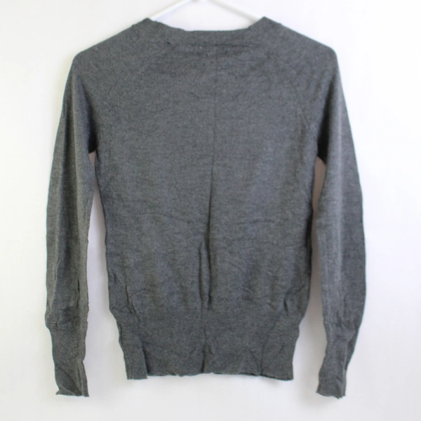 Mossimo Women's Gray Long Sleeve Knit Top Sweater Pullover Size XS