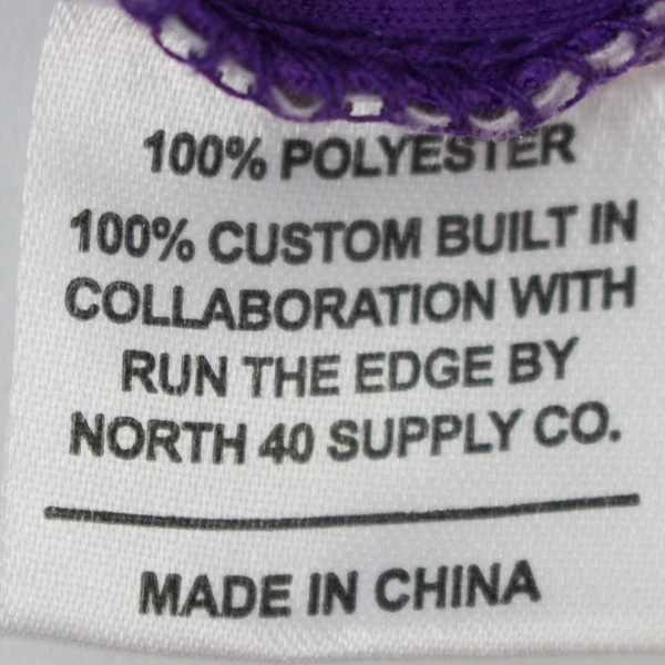 Run the Edge Women's Purple V-Neck Jersey Size M 2,022 Miles in 2022 Challenge