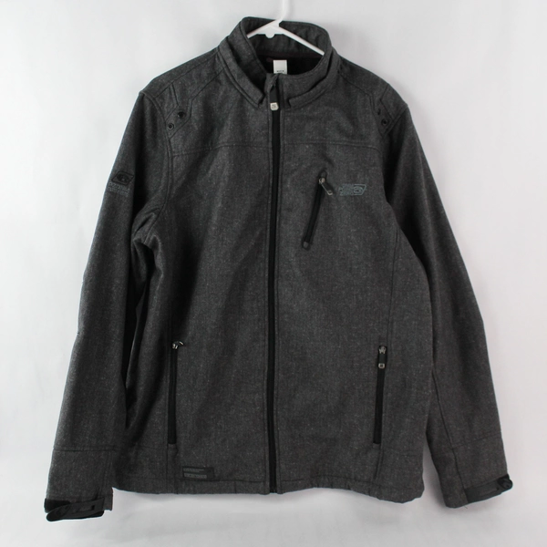 Point Zero Collection Outdoor Weather Protection Gray Full-Zip Coat Men's XL