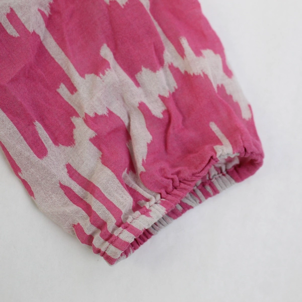 J Crew Elastic Neckline Top Pink Size Small Sheer Cotton