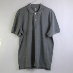 Gap The Modern Pique Polo Size XL Men's Polo Top Shirt Gray Knit
