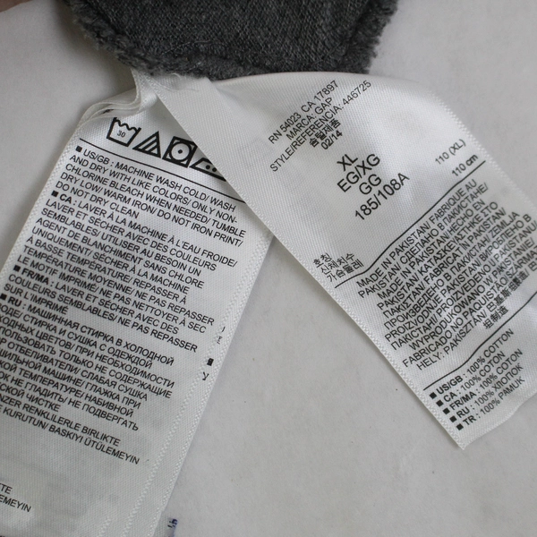 Gap The Modern Pique Polo Size XL Men's Polo Top Shirt Gray Knit