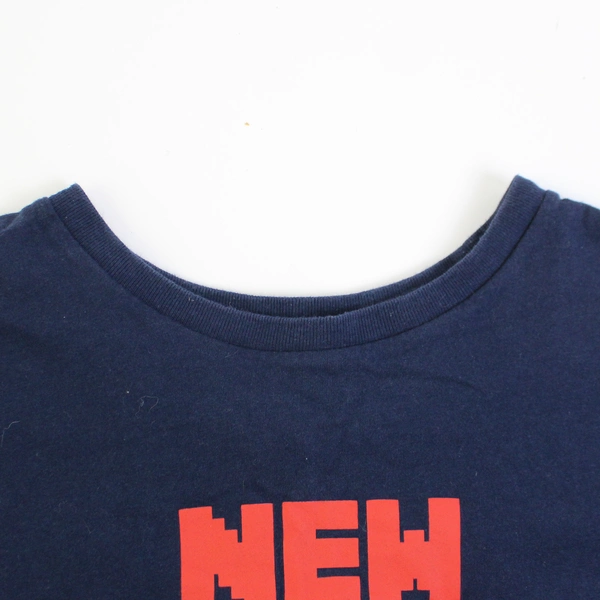 The Children's Place Boys New School T Shirt Size XXL 16 Navy Graphic Print