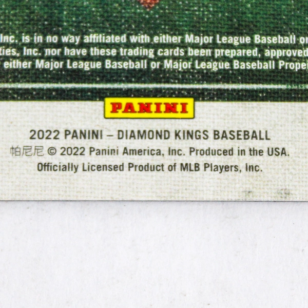 2022 Panini Diamond Kings Lot of 4 Blue Border Cards - Jazz Chisholm & Bumgarner
