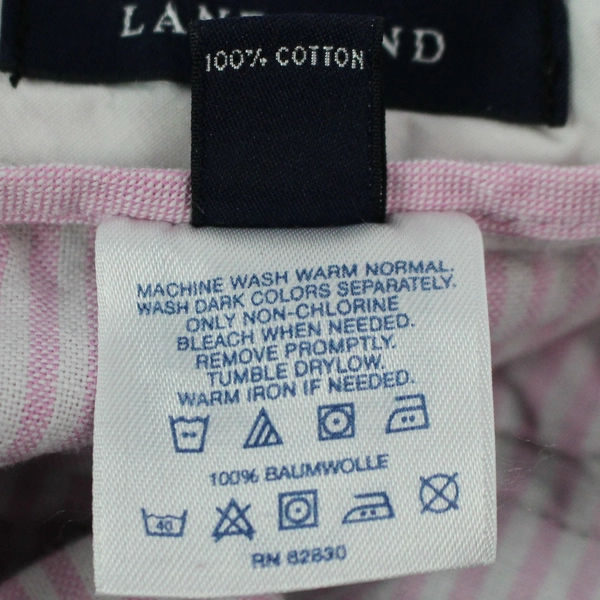 Land's End Women's Black Cotton Mid Rise Shorts Size 8 - Good Condition