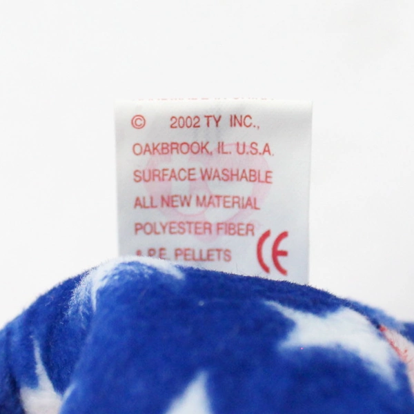 2002 Ty Beanie Babies Liberty the Bear with Tags Blue Head Version
