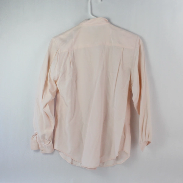 Studio Michelle Stuart Pink Blouse with Black Embroidery, Size S, Good Condition