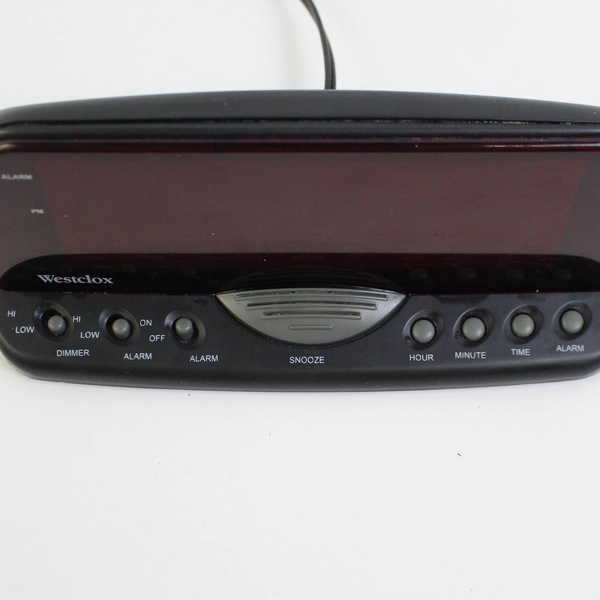 Westclox Digital Alarm Clock Model 22717