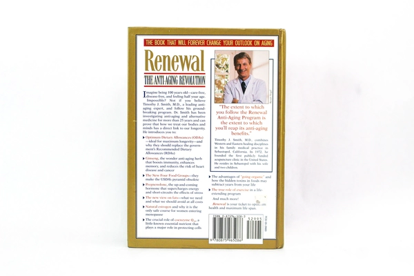 Renewal: The Anti-Aging Revolution by Timothy J. Smith 1998 Hardcover Book