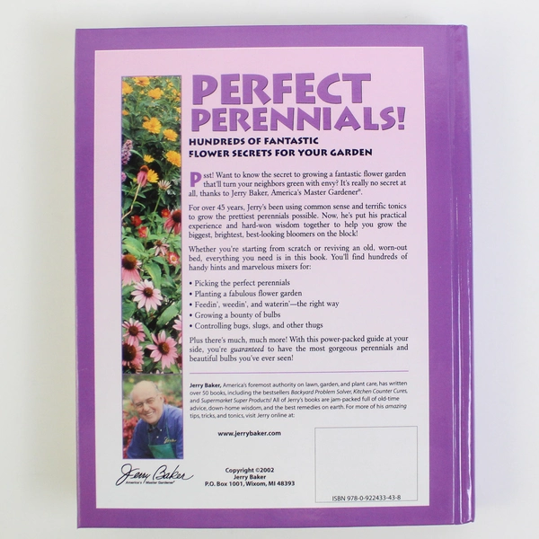 Perfect Perennials by Jerry Baker 2002 Hardcover