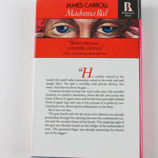 Madonna Red by James Carroll 1987 Hardcover - Good Condition