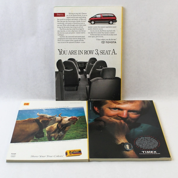 Lot of 3 Vintage 1991 National Geographic Magazines - March, June, October