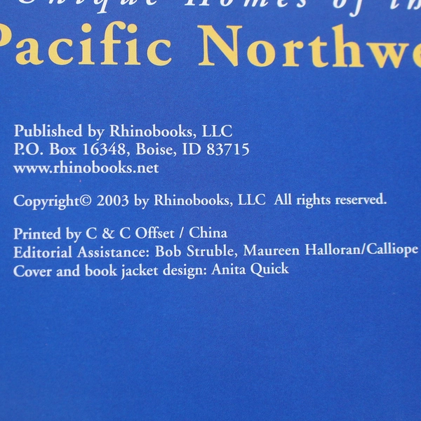 Unique Homes Of The Pacific Northwest By Windermere 2003 Rhinobooks Hardcover