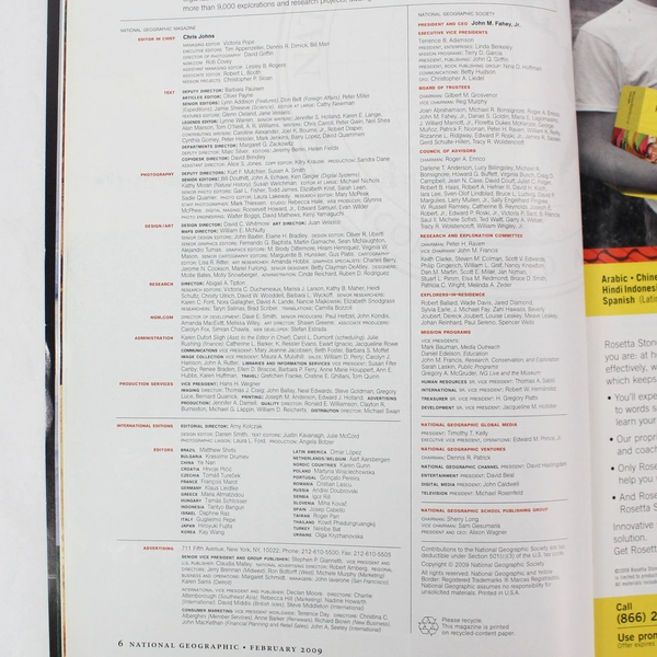 National Geographic Magazine February 2009 - What Darwin Didn't Know