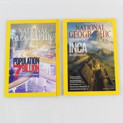 Lot of 2 National Geographic Magazines Jan & Apr 2011 - Collectible Issues