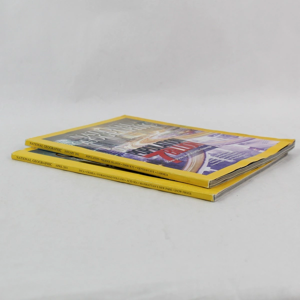 Lot of 2 National Geographic Magazines Jan & Apr 2011 - Collectible Issues