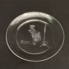 1979 Zelda's Rockwell's Children Series Crystal Collector Plate Almost Grown Up