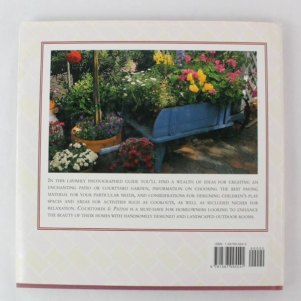 Courtyards & Patios by Crandall Hardcover Book 1998 - Outdoor Design Ideas