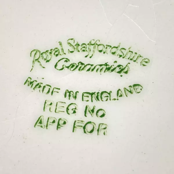 Lot of 2 Vintage Royal Staffordshire Zodiac Plates 1964 1966 Red Decor