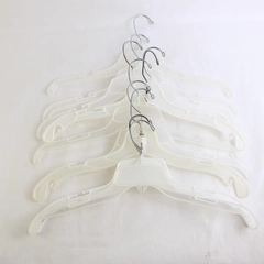 Lot of 10 Plastic Clothes Hangers Closet Storage & Organization