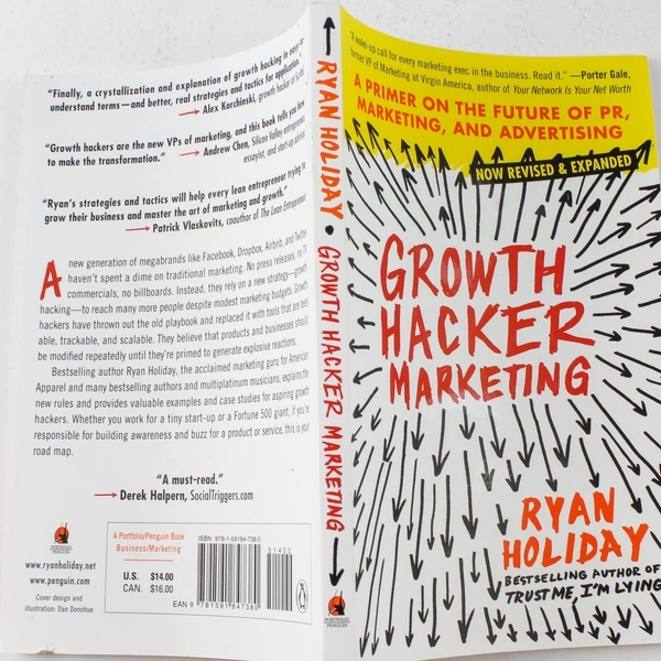 Growth Hacker Marketing by Ryan Holiday 2014 Paperback - Good Condition