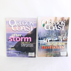 Lot of 2 Vintage Oregon Coast Magazines Nov/Dec 2001 Jan/Feb 2002