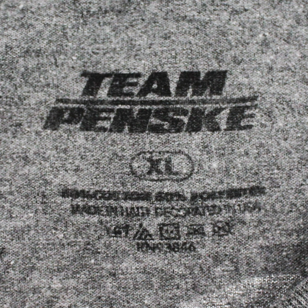 Team Penske 2 12 22 Gray Graphic T-Shirt Men's Size XL
