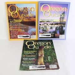 Lot of 3 Vintage Oregon Outside Magazines Spring Summer Fall 2000