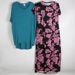 Lot of 2 LuLaRoe Clothing Dress And Top Varying Styles Women's Size Small