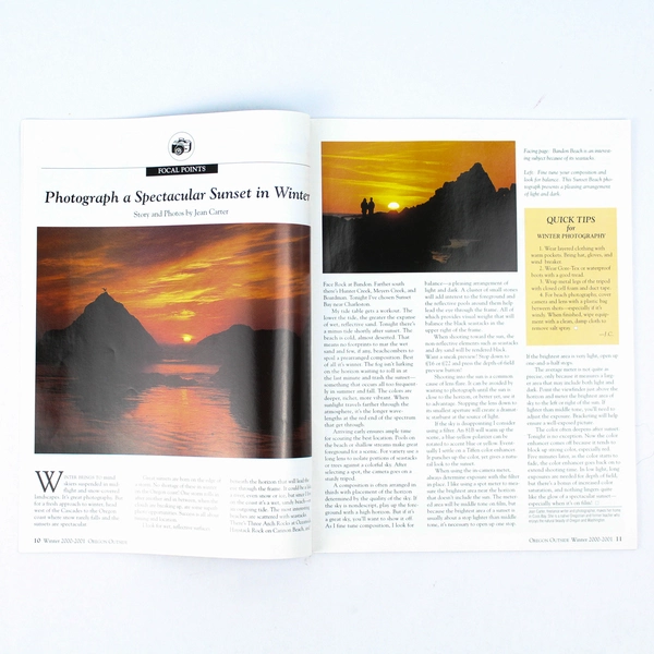 Lot of 3 Vintage Oregon Outside Magazines Winter 2000-2001 Spring Fall 2001