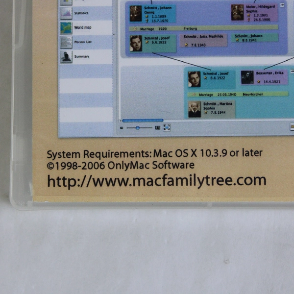 Mac Family Tree Version 4: Modern Genealogy For Your Mac DVD