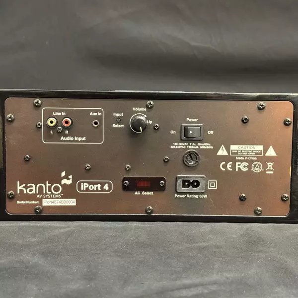 Kanto iPort 4 Dock for iPod / iPhone (30-pin) with 2 10W Speakers and Subwoofer