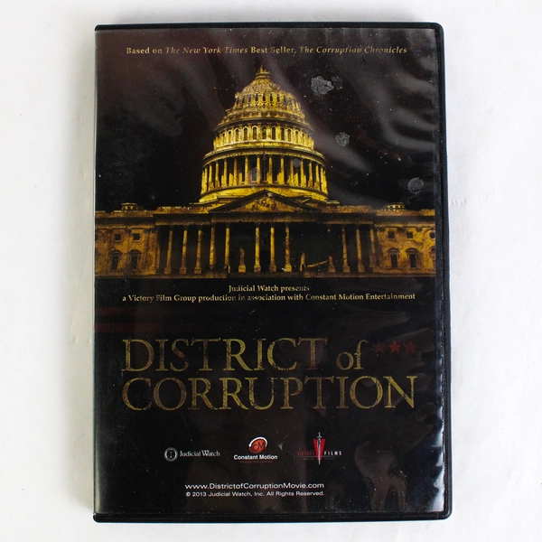 District of Corruption DVD 2013 Judicial Watch The Corruption Chronicles