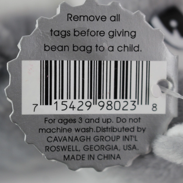 1997 Coca Cola Husky Plush Bean Bag with Tag - Vintage Collectible