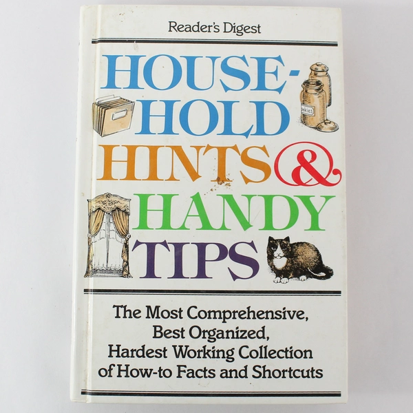 Vintage Reader's Digest Household Hints & Handy Tips Hardcover 1988 Edition