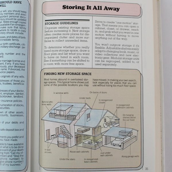 Vintage Reader's Digest Household Hints & Handy Tips Hardcover 1988 Edition