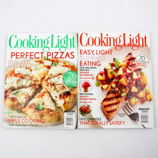 Lot of 3 Cooking Light Magazines 2010 May June December