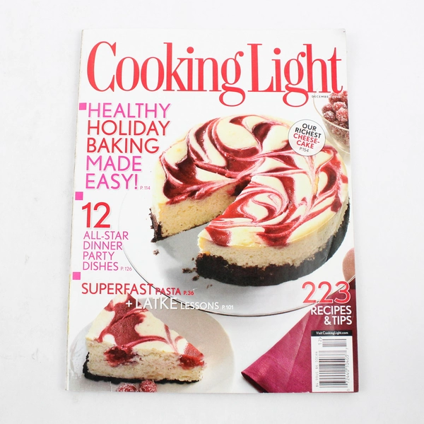 Lot of 3 Cooking Light Magazines 2010 May June December
