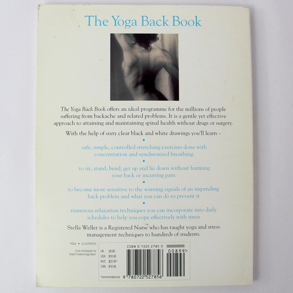 The Yoga Back Book by Stella Weller 1993 Thorsons Paperback - Pre-owned