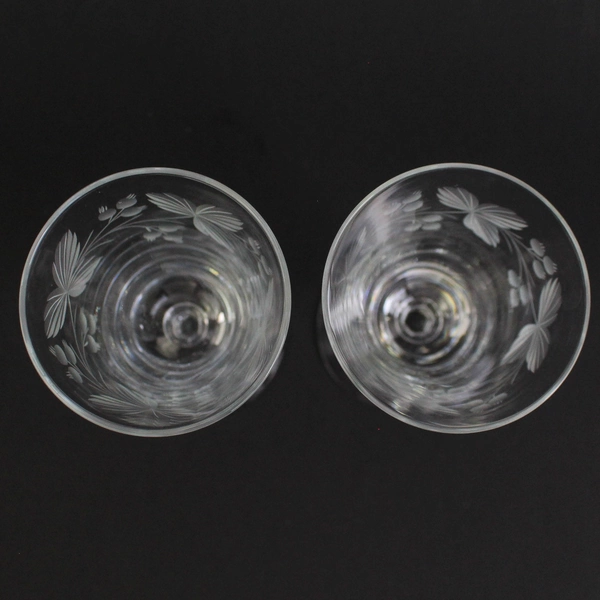 Set Of 2 Morgantown 5 Inch Crystal Juice Glasses 7689-1 