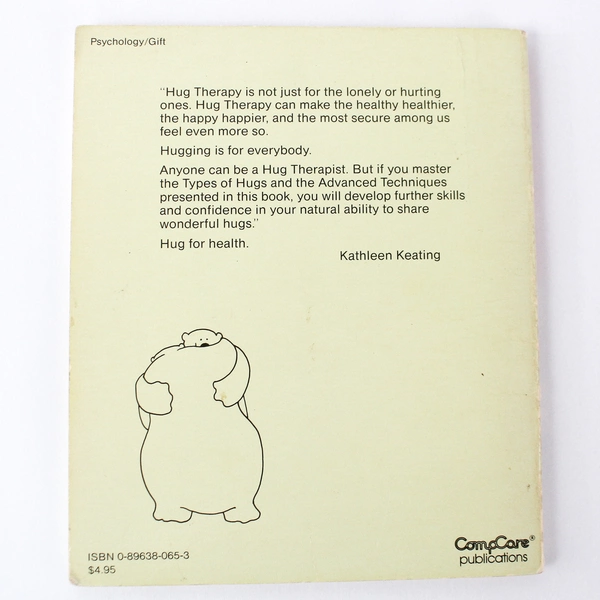 The Hug Therapy Book by Kathleen Keating 1983 Paperback - Soothing Touch Guide