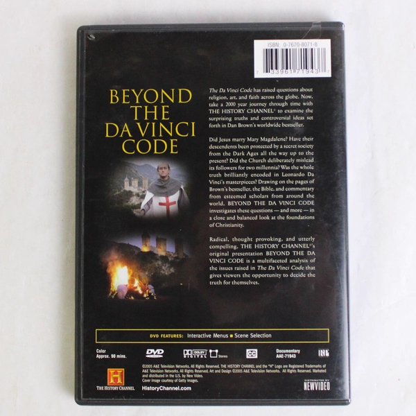 Beyond the Da Vinci Code History Channel DVD 2005