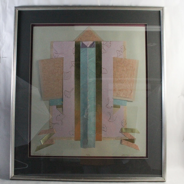 Hydrangea Robe by Christina Tarpey Framed Art 37x42" Elegant Decor