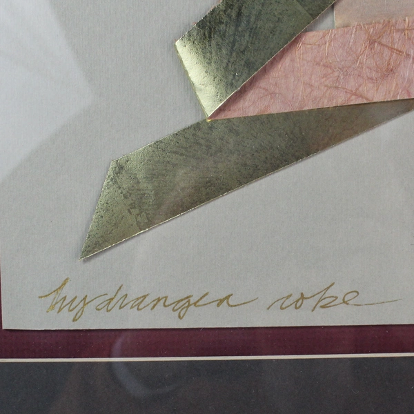 Hydrangea Robe by Christina Tarpey Framed Art 37x42" Elegant Decor