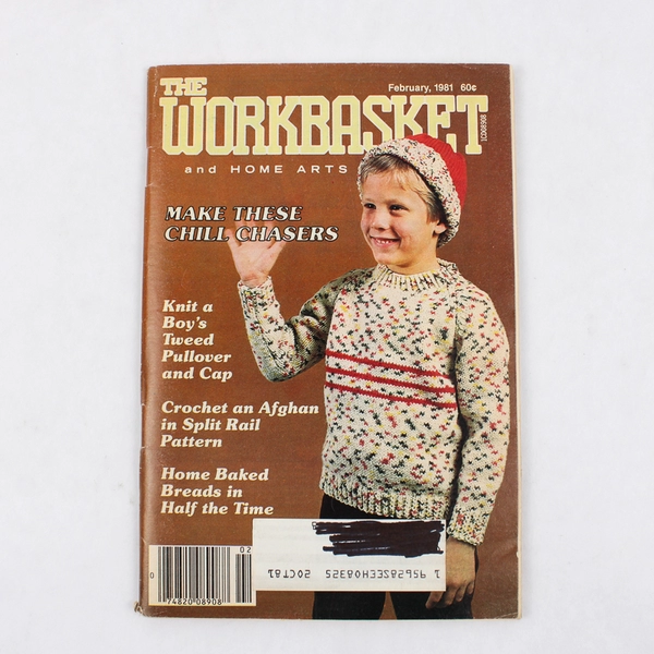 Vintage The Workbasket and Home Arts Magazine February 1981